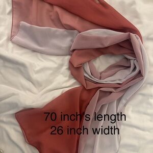Elegant Two-Tone Scarf